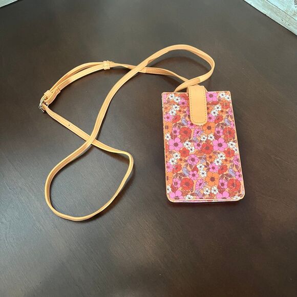 Women’s Square Phone Crossbody from No Boundaries 7" X 4" - Picture 1 of 3